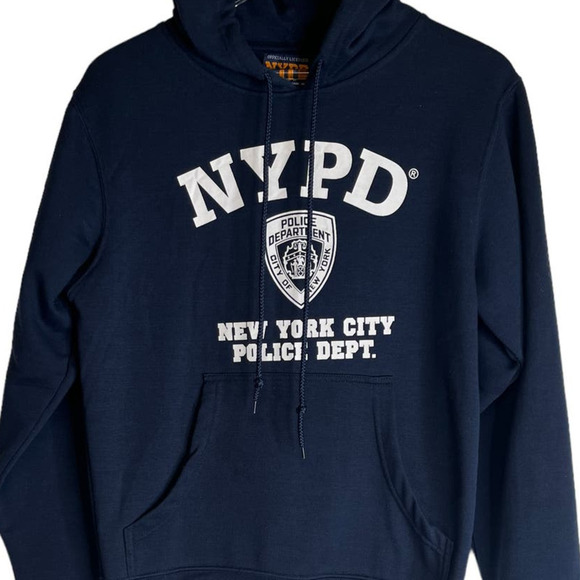 NYPD New York Police Dept Official Hoodie Sweatshirt - Picture 9 of 9